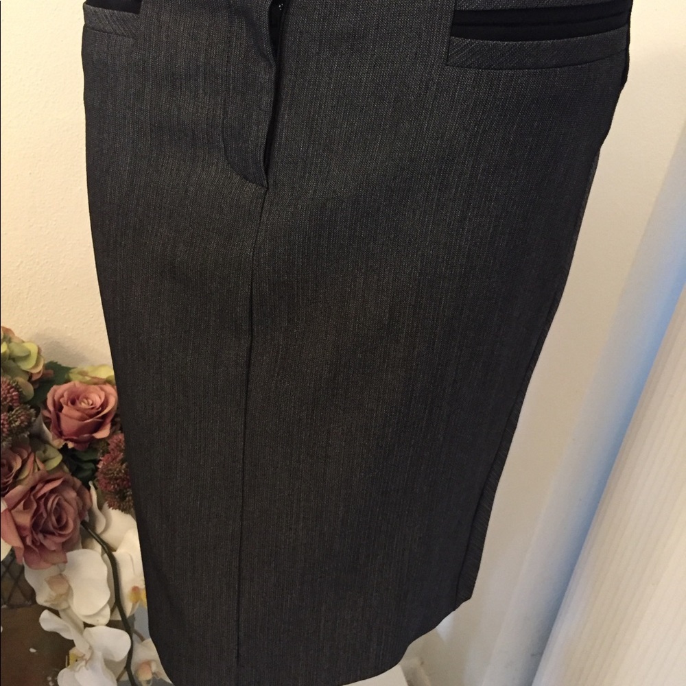 Bebe Mixed Media Pencil Skirt